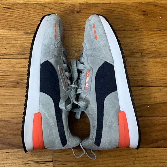 Puma Boys 5C Gray Sneakers - Picture 4 of 8